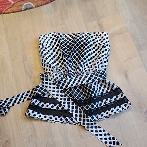 WHBM top with boning